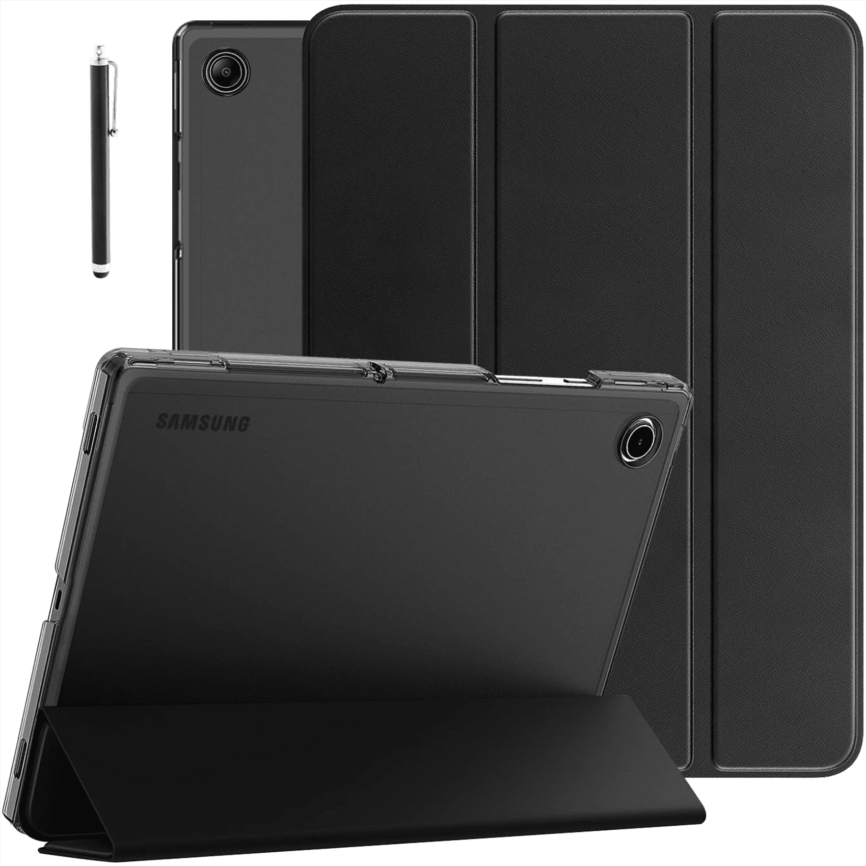 Samsung Galaxy Tab A9 Book-Cover Black With Pen Slot