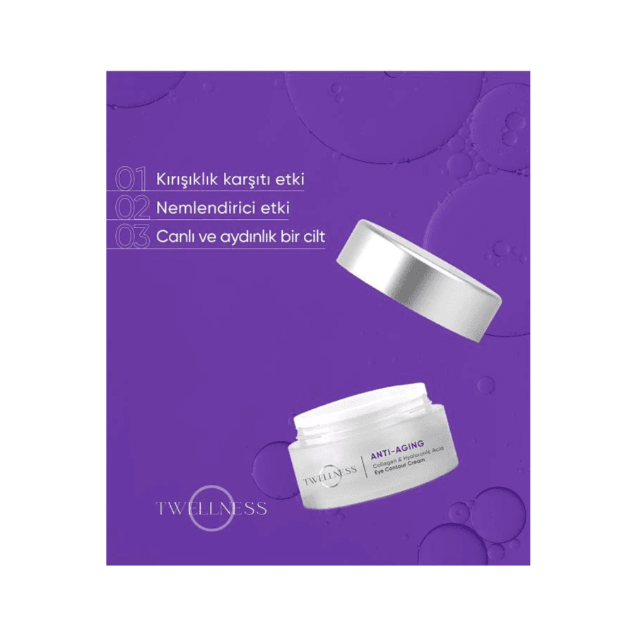 Twellness Anti-Aging Eye contour Cream with Collagen & hyaluronic acid 20ml