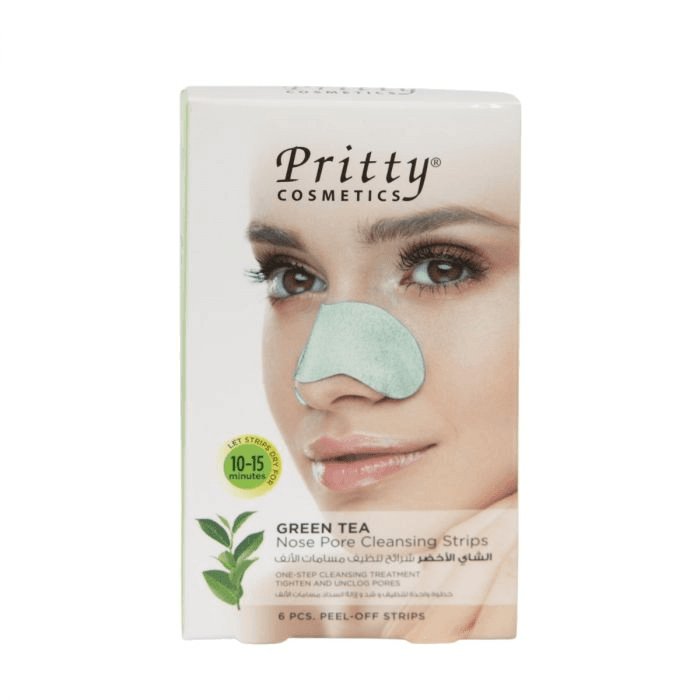Pritty Nose pore cleansing strips with Green tea 6pcs