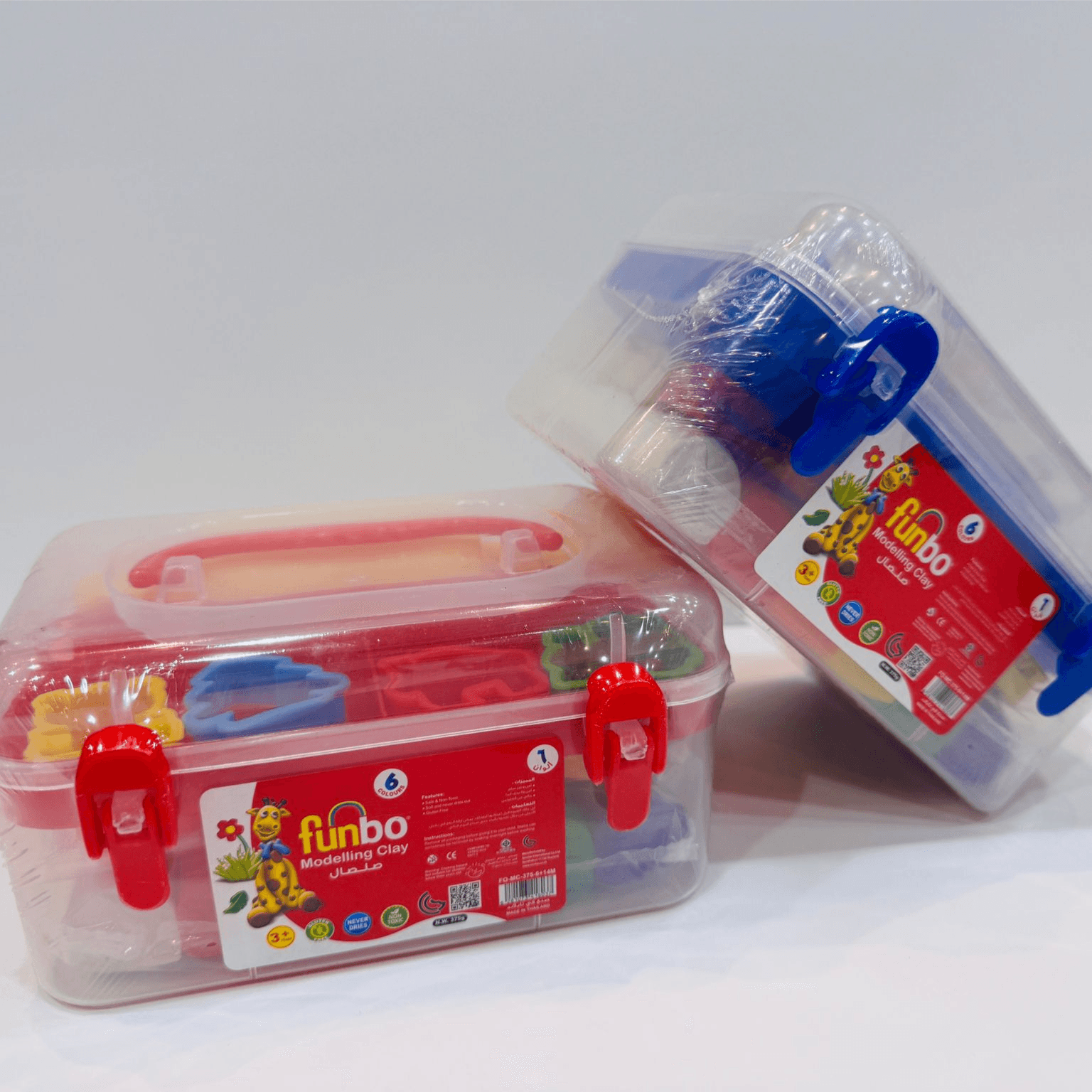 Funbo modeling clay 6 colours 