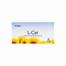 L-Cet antiallergic tabs 5 mg/20 tabs
