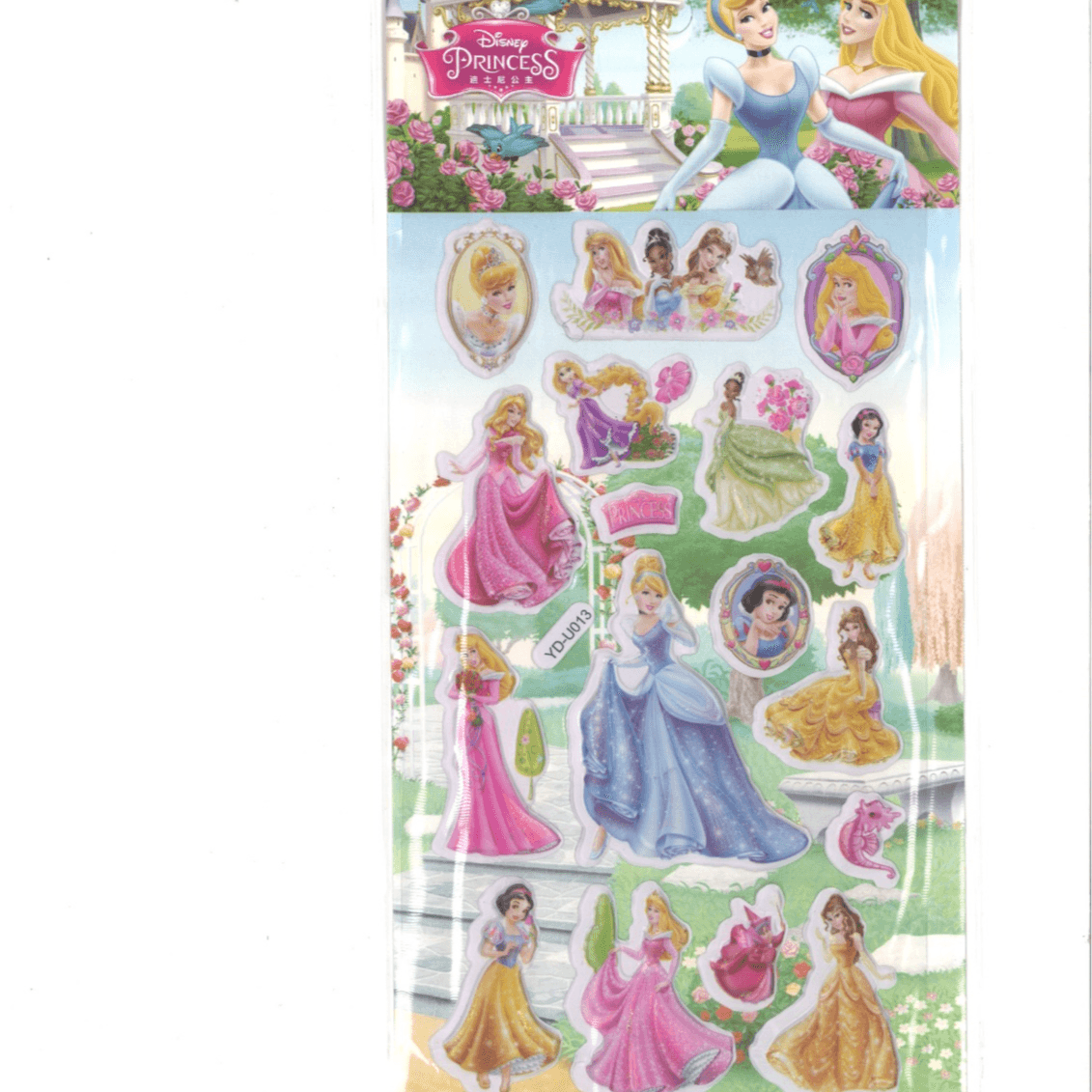 Disnep Princess bubbles sticker 