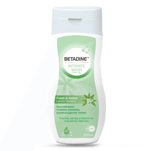 Betadine Intimate wash Fresh & active lemon for daily use 250ml