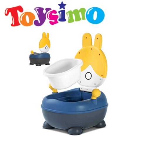 Yellow Baby Toilet with PVC Mat