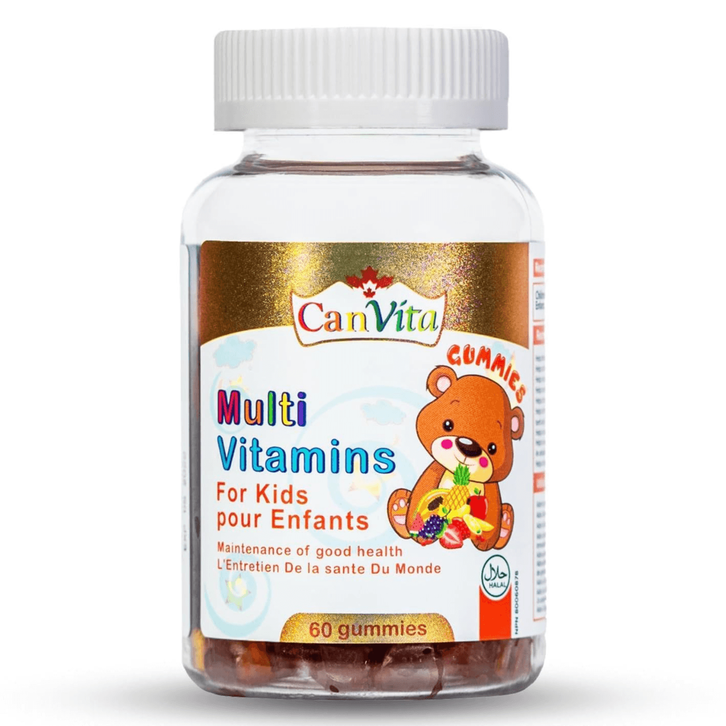 Canvita Multivitamins For Kids 60 Gummies