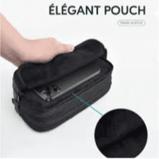 Green Lion Elegant Pouch - Dark Blue /Dark Green