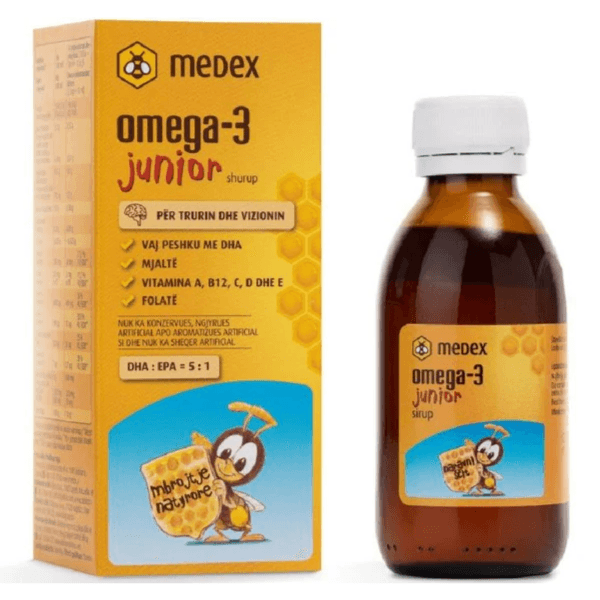 Medex Omega-3 Junior Honey Syrup 140ml