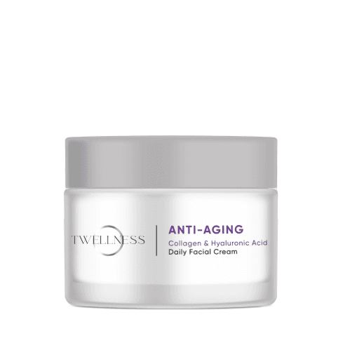 Twellness Anti-Aging Daily facial Cream with Collagen & hyaluronic acid 50ml