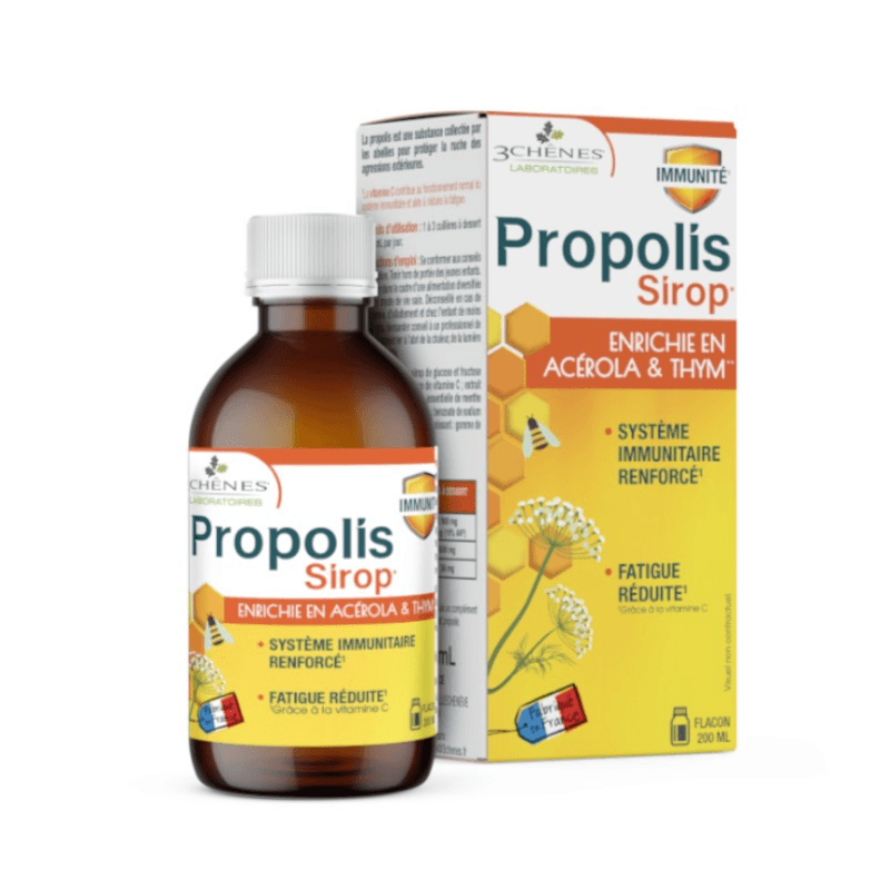 Propolis Syrup enriched with Thyme and vitamin C support Immune defence & fatigue 200ml
