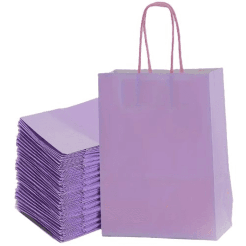 Reusable Purple Gift Bag-24pcs for occasions and shopping