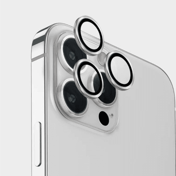 Iphone 15Pro/ 15Promax Camera Protector Silver