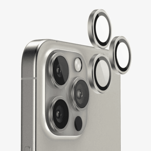 BONAFIES - 16 PRO & MAX CAMERA LENS PROTECTOR (NRMBNF) (Titanium)
