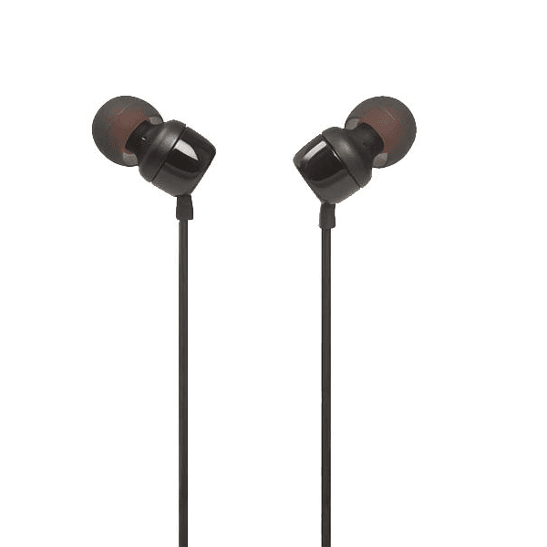 JBL Tune 110 In-Ear Headphones with Microphone - Black