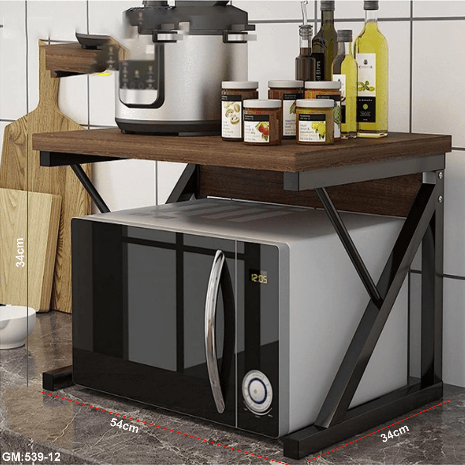 Multi-layer kitchen storage rack "539-12"