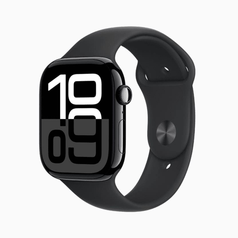 Apple Watch S10 Gps 42Mm Jet Black Aluminium Case With Black Sport Band M/L-Mwwf3