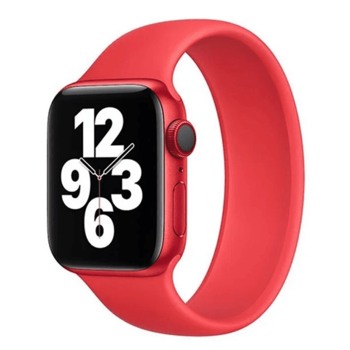 Apple Watch Silicone Red Strap