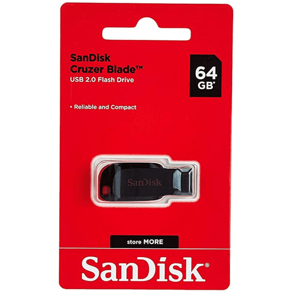 SANDISK CRUZER BLADE 64GB SDCZ50-064G-B35