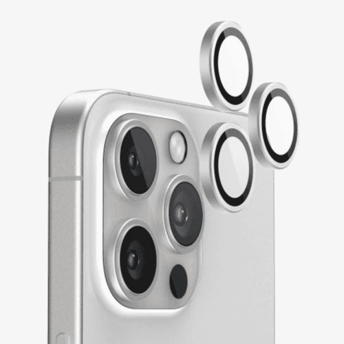 BONAFIES - 16 PRO & MAX CAMERA LENS PROTECTOR (NRMBNF) (Siilver)