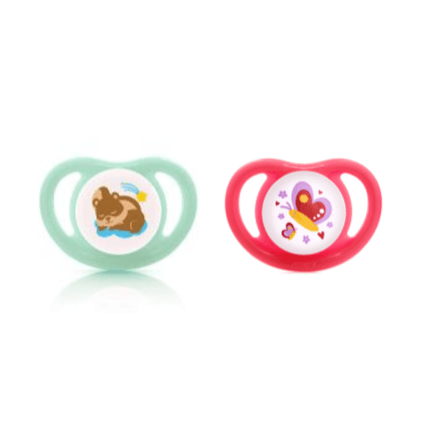 Pigeon Mini Light Girl Pacifier Size L 12+ Months Ref 79917 2pcs