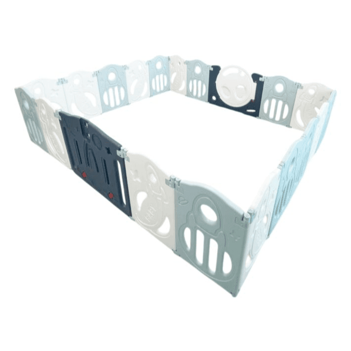 Foldable Playpen - 18 Simple Panel, 1 Game Panel, 1 Door