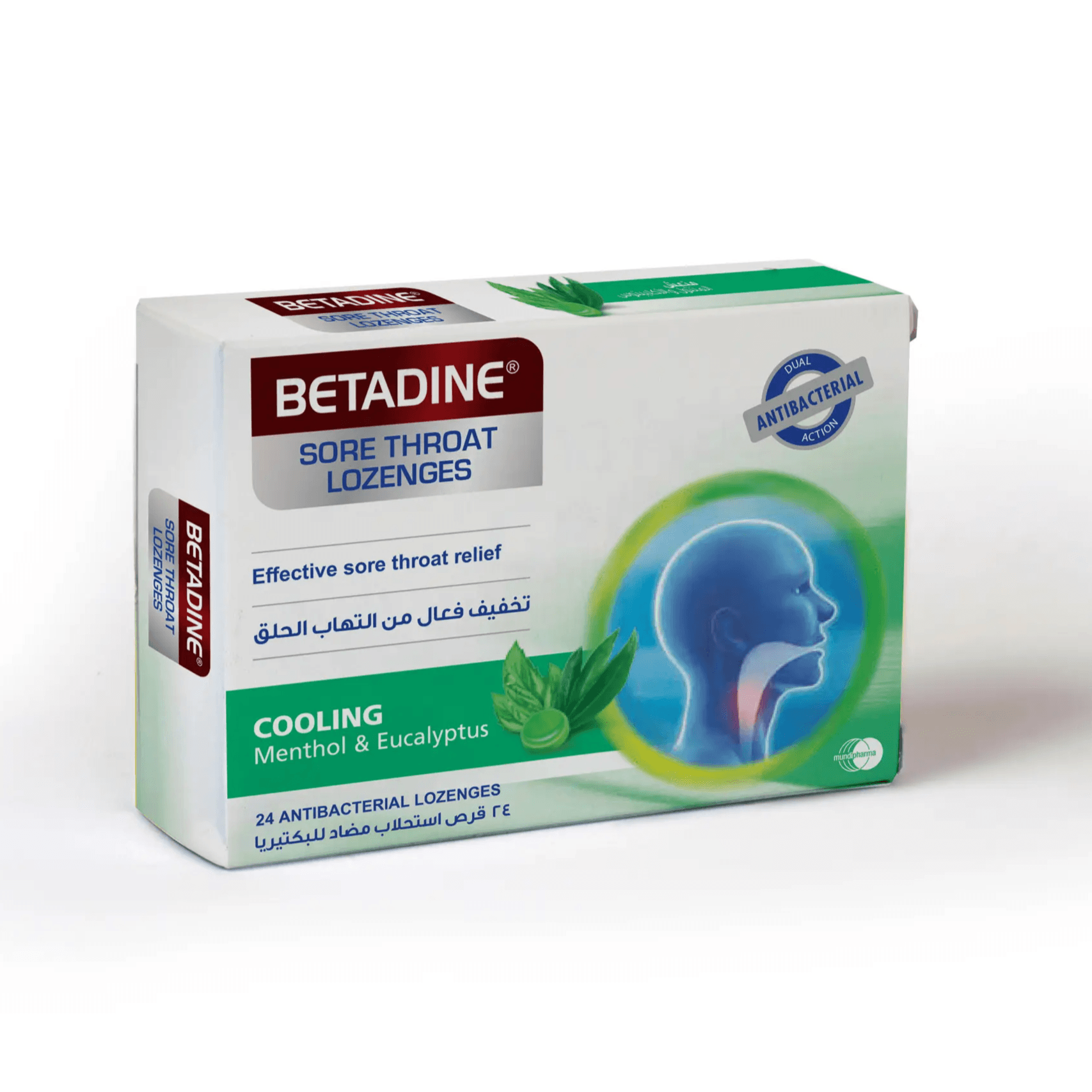 BETADINE Sore Throat Lozenges (Cooling Menthol & Eucalyptus)