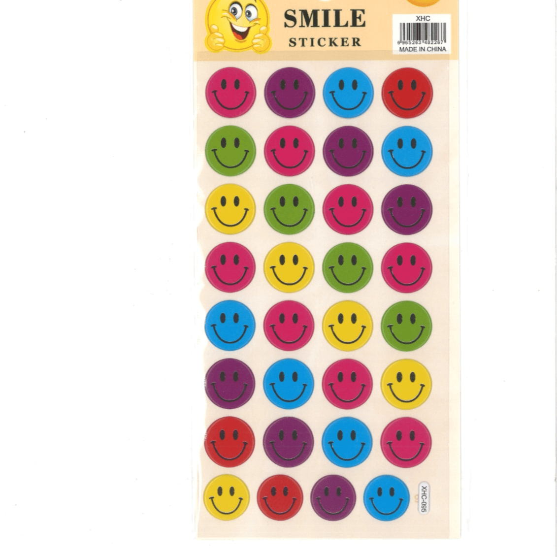 Smiley sticker Multi colours 
