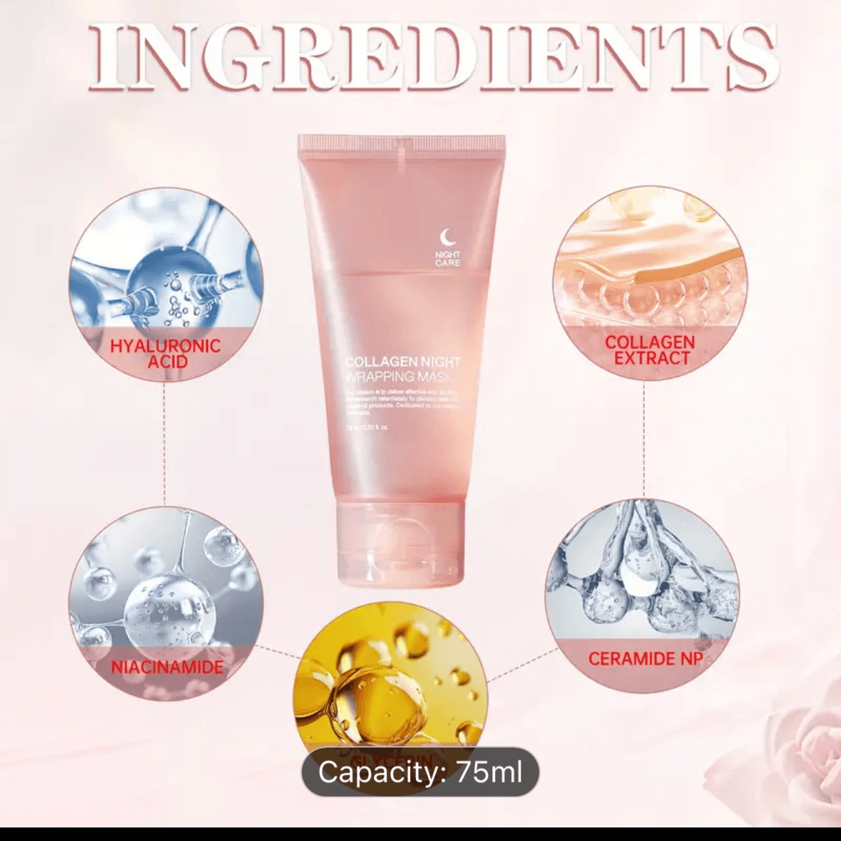 Korean collagen wrapping mask
