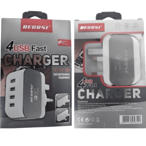 REGRESI - 4 USB Fast CHARGER (CH-44)