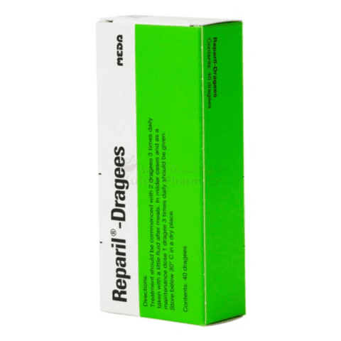 Reparil, anti-inflammatory, reduces swelling - 40 tablets