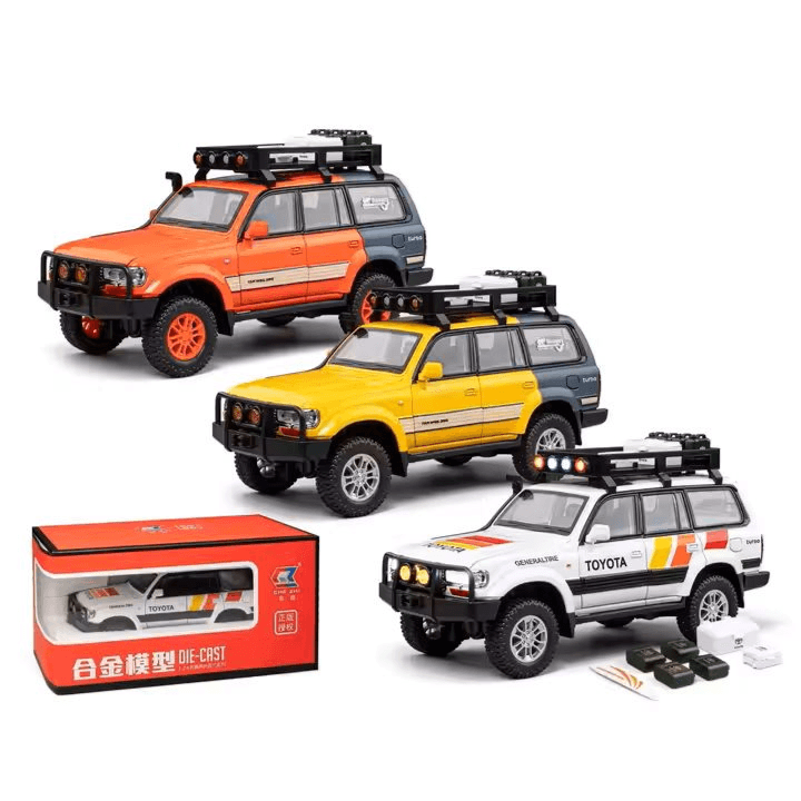Toyota Land Cruiser LC80 1:24 Alloy Car Model Die-cast - 1 PC (BOX)