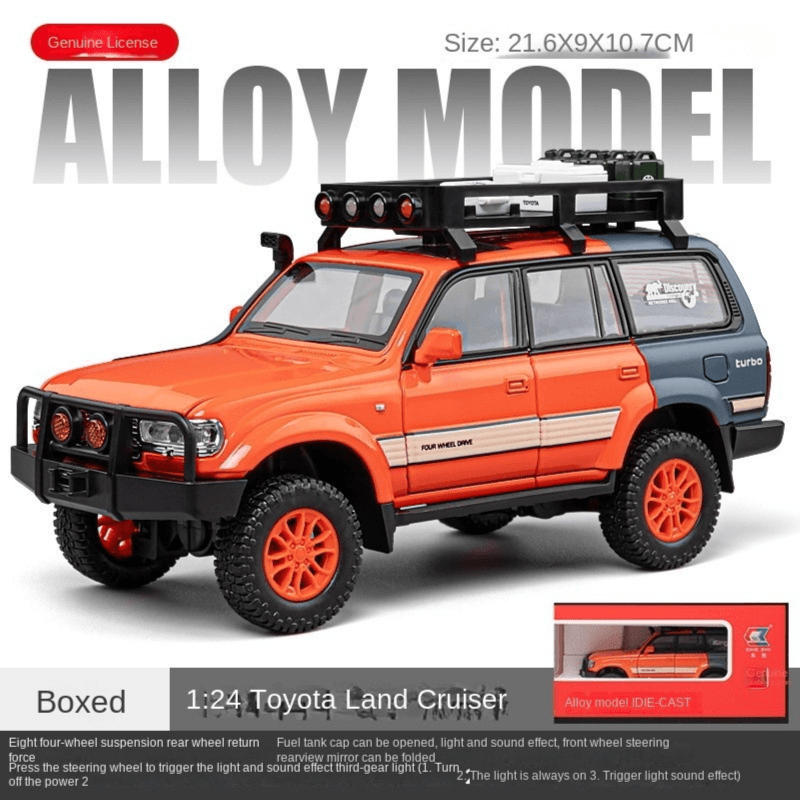 Toyota Land Cruiser LC80 1:24 Alloy Car Model Die-cast - 1 PC (BOX)