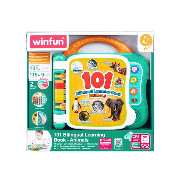 Winfun 101 كتاب تعليمي ثنائي اللغة