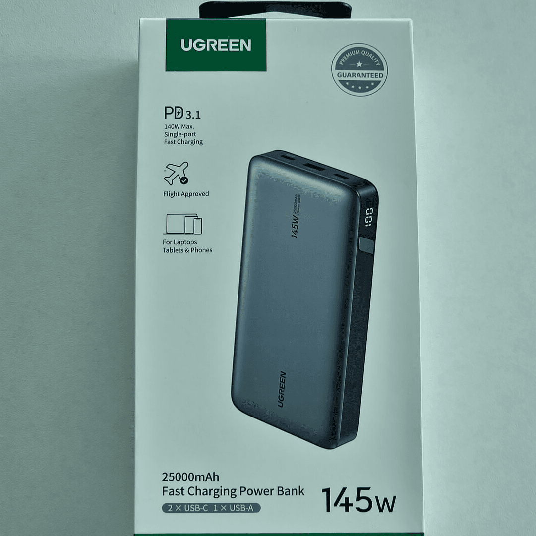 Ugreen 25000mAh 145W Two-Way Fast Charging Power Bank