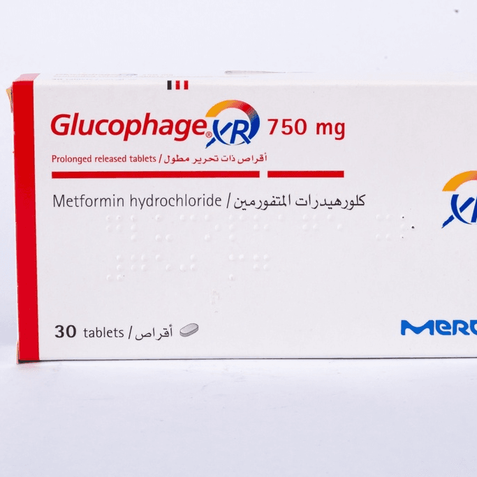 جلوكوفاج اكس ار 750 مجم 30 قرص