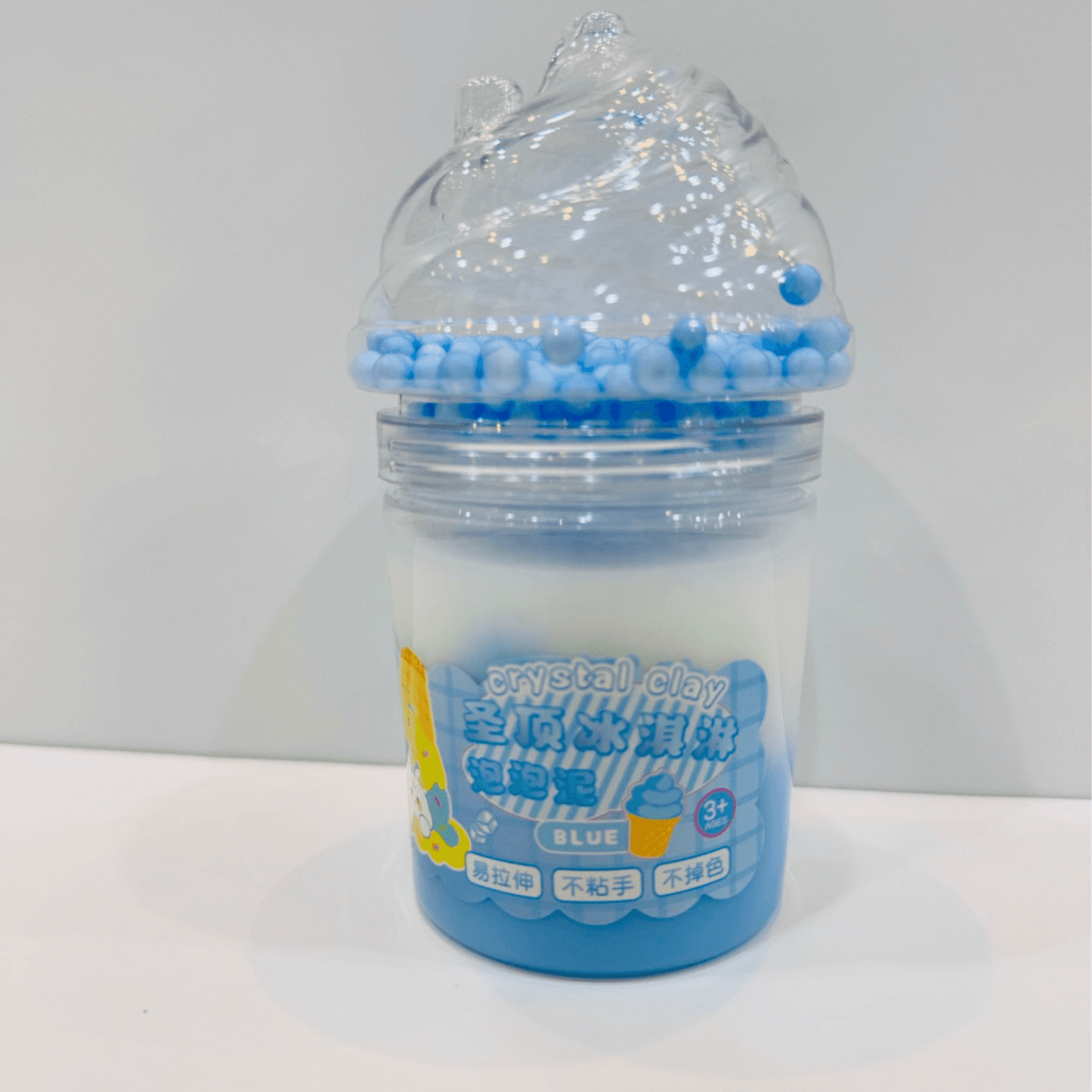 Crystal clay blue