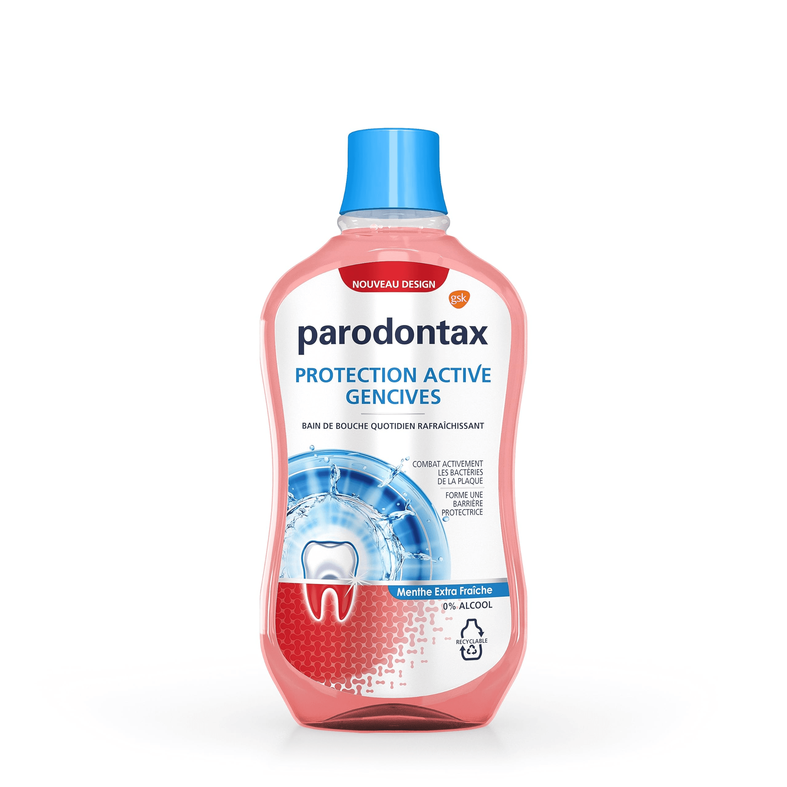 PARODONTAX EXTRA FRESH DAILY MOUTHWASH 500ML