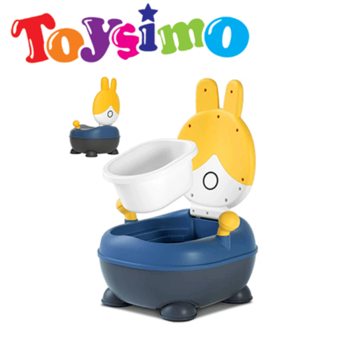 Yellow Baby Toilet with PVC Mat