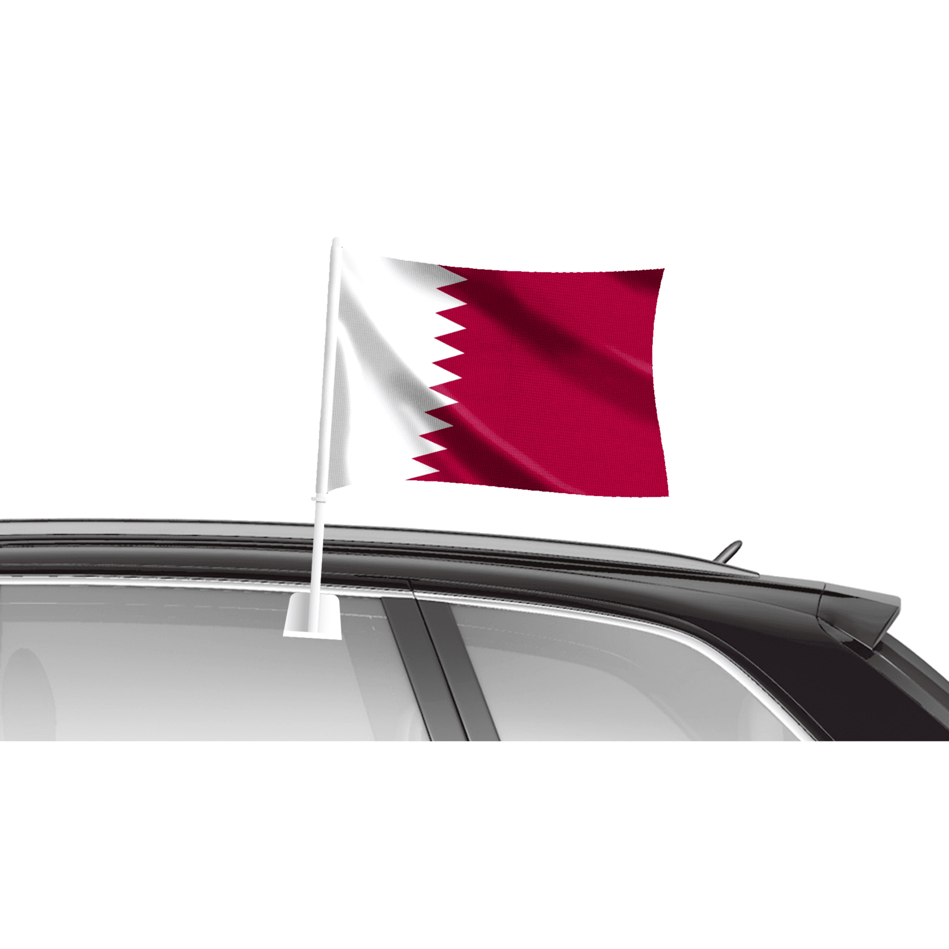 سيارة علم قطر (30*45سم)