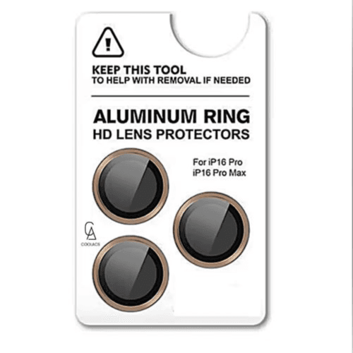 BONAFIES - 16 PRO & MAX CAMERA LENS PROTECTOR (NRMBNF) (Siilver)