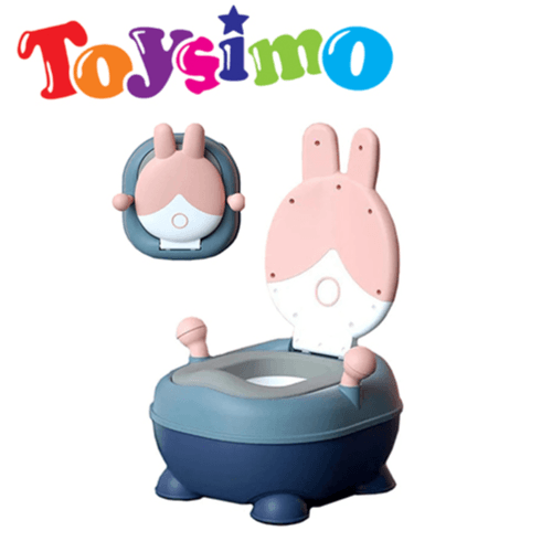 Pink Baby Toilet with PVC Mat 