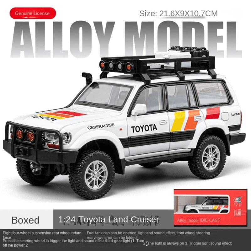 Toyota Land Cruiser LC80 1:24 Alloy Car Model Die-cast - 1 PC (BOX)