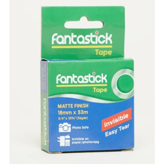 Fantastick Matte Finish Tape 18X33Mm 36 Yards