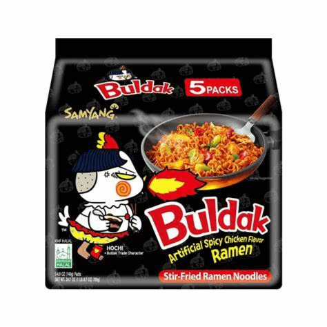 Samyang Buldak Hot Chicken Noodles 140g X5bag