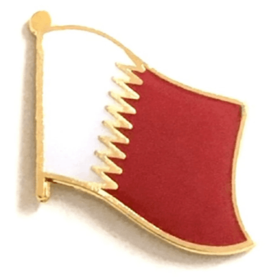 Qatar Flag Brooch