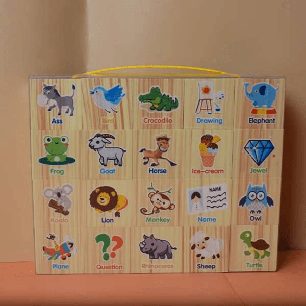Building blocks wood  kids 