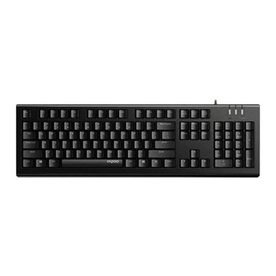 Rpo-kb-nk1900-blk Rapoo Nk1900 Wired Keyboard Ar Black 