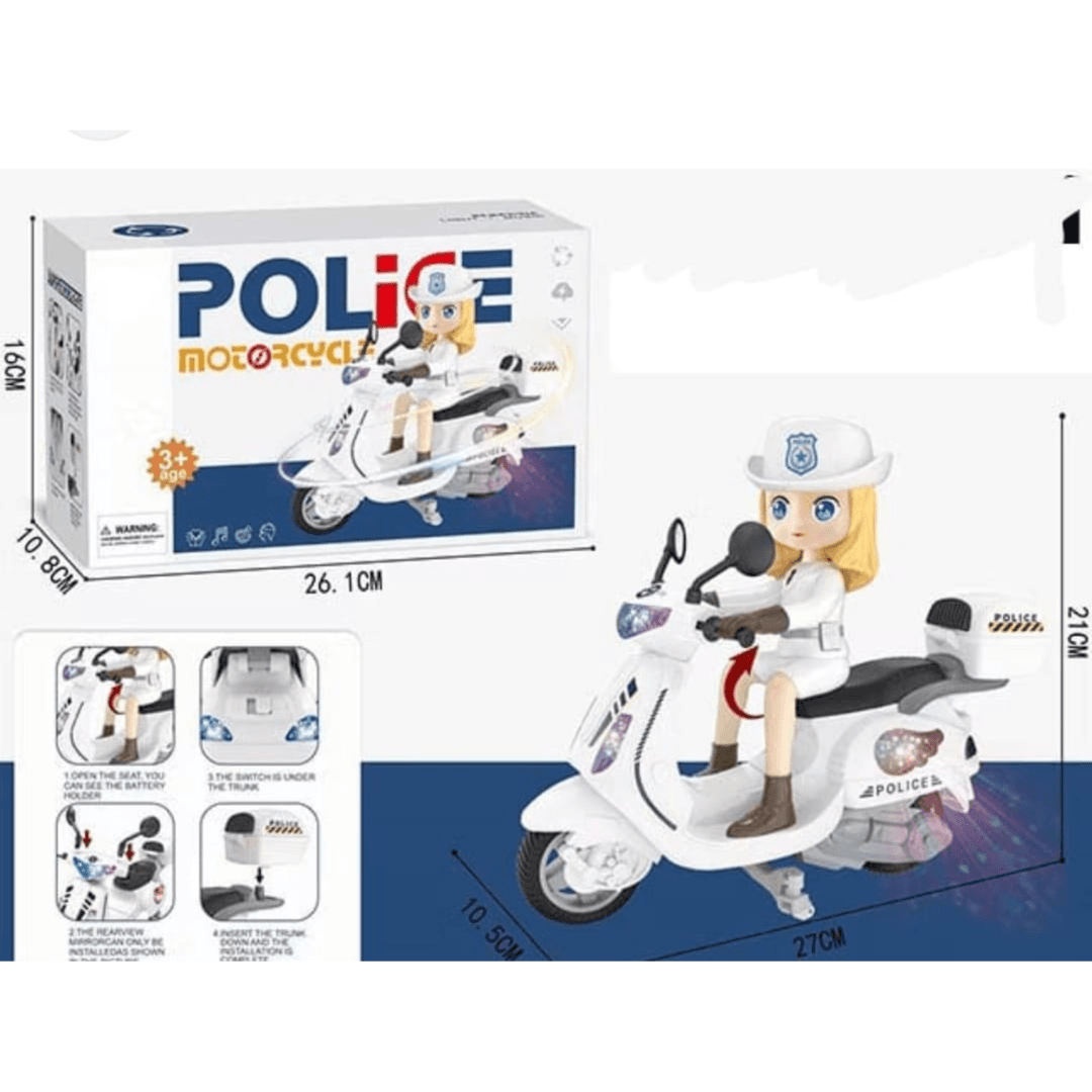Police Motor Cycle  Battery Operated