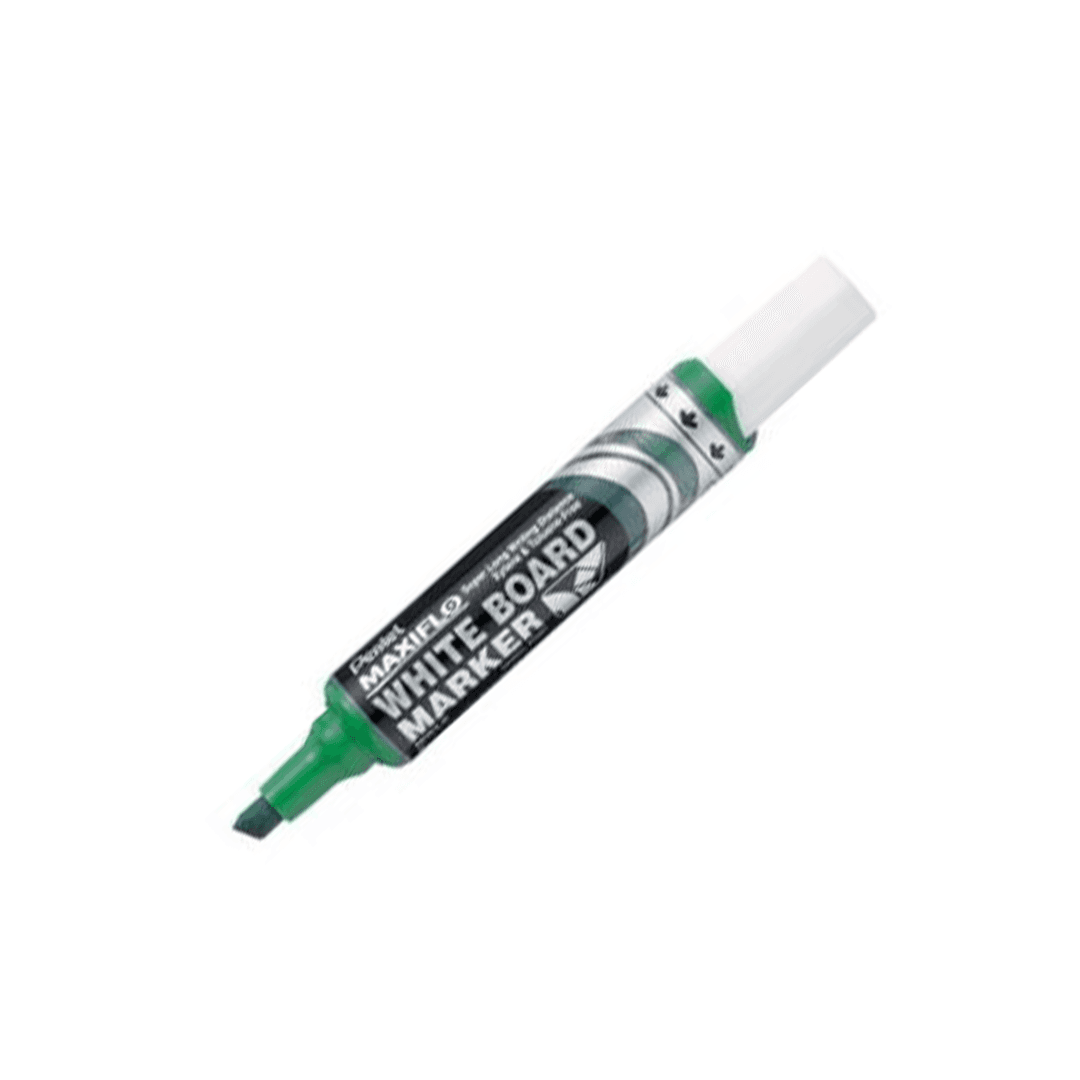 Pentel Whiteboard Marker, 6mm, rot, MWL5M  Green