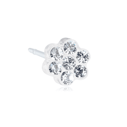 Blomdahl Earring Plastic Daisy 5mm Crystal Type B