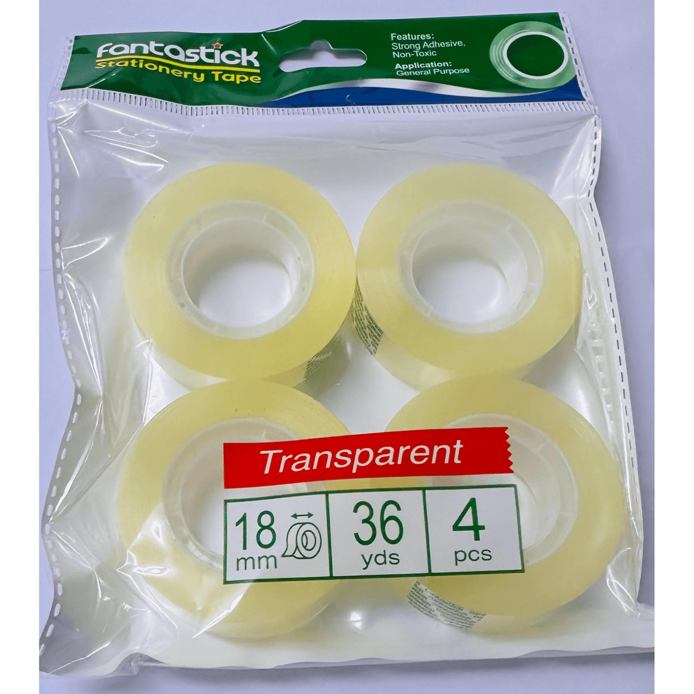 Fantastic Stationary Tape 4 pcs  18mmx36 yards 